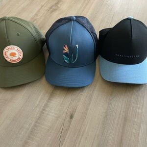 Trifecta of SnapBack golf hats in EUC!!